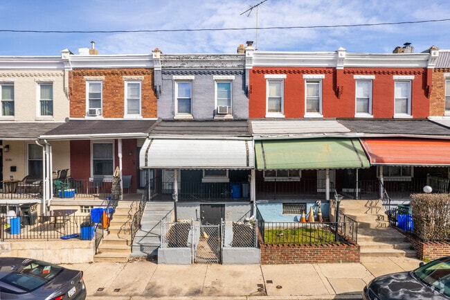 Rowhomes are the most common type of residential living in Cobbs Creek.