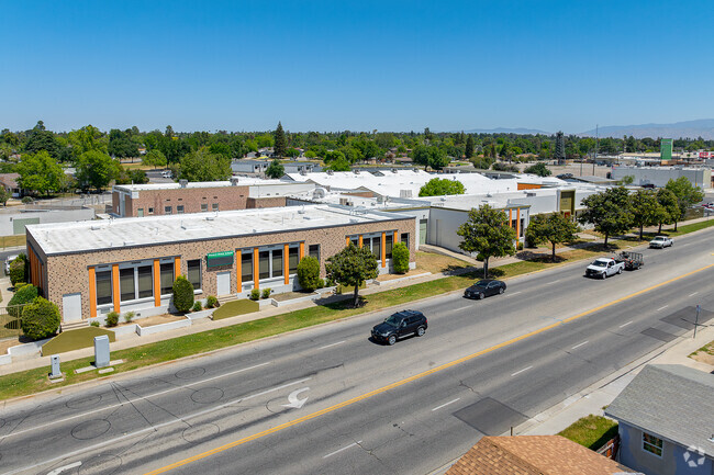 A view of Horace Mann School as see from the sky.