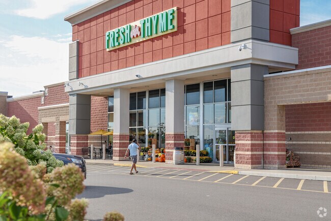Seven Fields is right next to Cranberry Commons where you can get your groceries at.