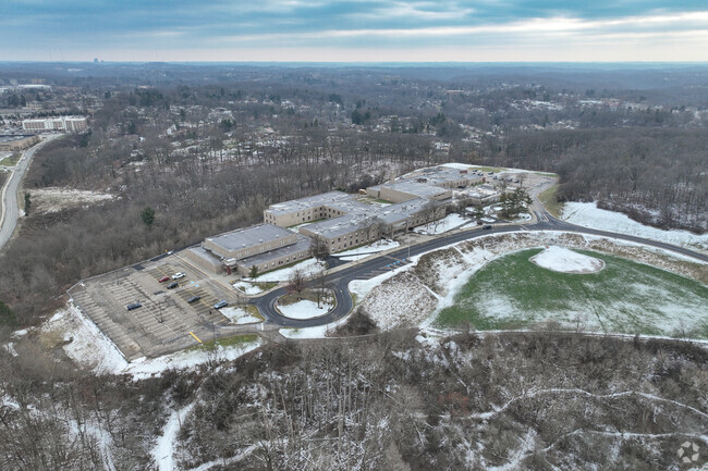 Aerial of Carson Middle School.