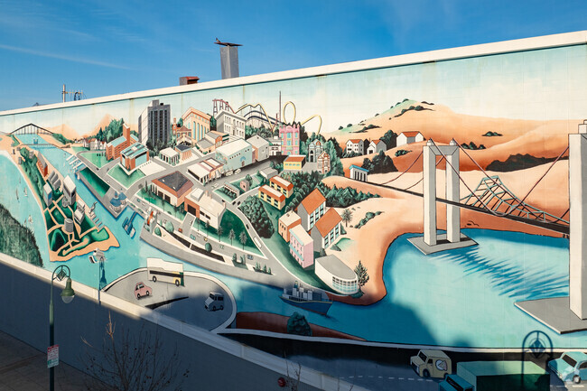 Enjoy beautiful murals around West Vallejo that celebrate a great city.