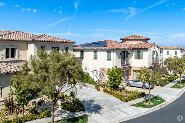 Spanish style architecture with rotundas are mixed into the neighborhood of Hidden Canyon.