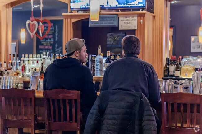 People enjoy coming with friends to Glendale Grill in Easthampton.
