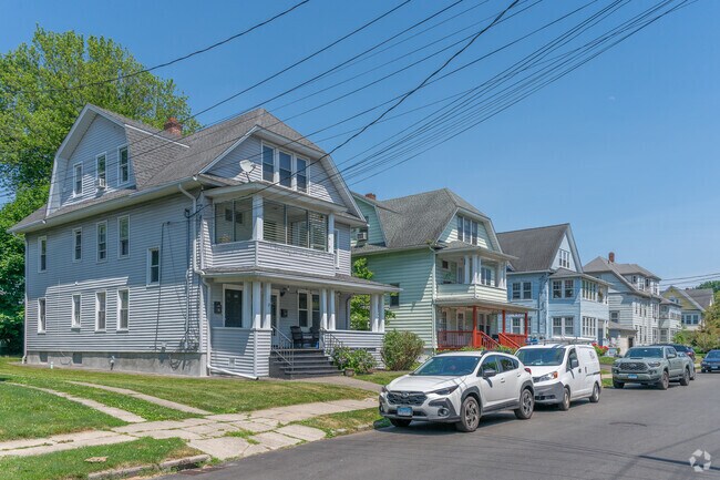 You will find many streets with rows of four-square homes in Black Rock.