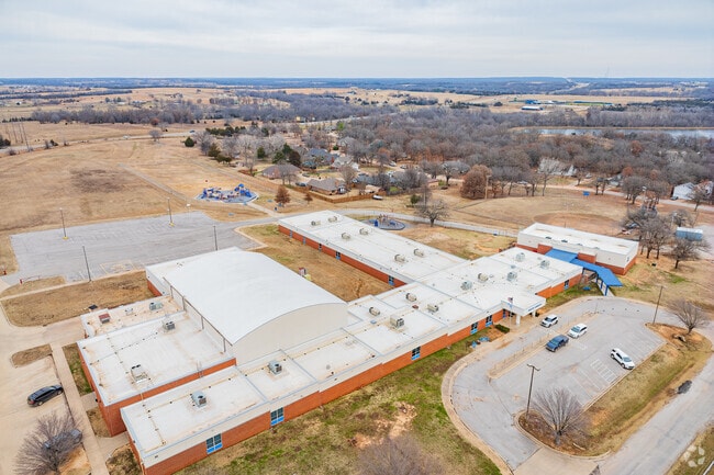 Aerial view of the Parkview Elementary School.