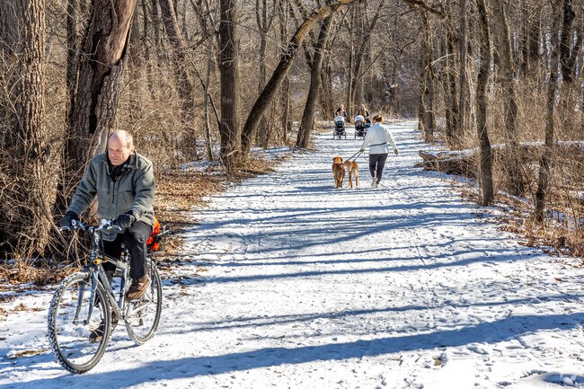 Coralville residents love to get outside and hit the trails, no matter the time of year.