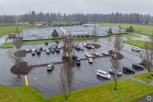Large expansive parking lot available at North Star Elementary School.