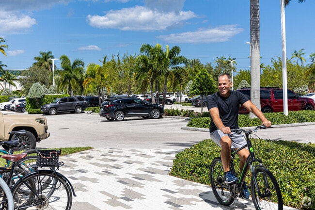 Enjoying an afternoon bike ride in the North Palm Beach Heights neighborhood.