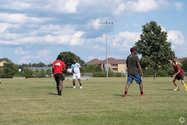 Dodds Park has many soccer fields for the residents of Parkland Ridge to enjoy.