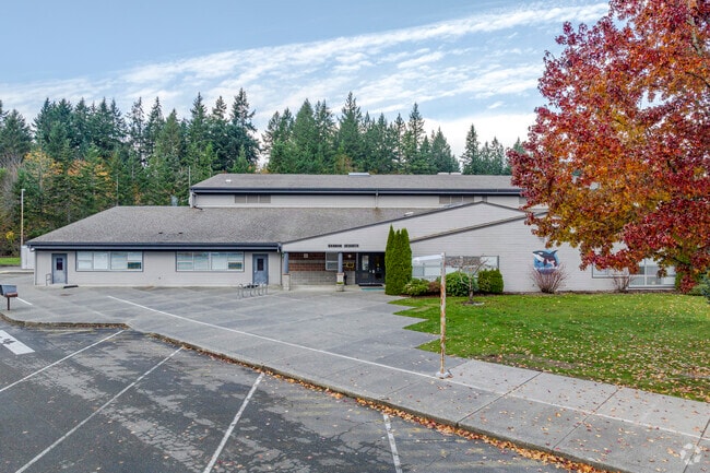 Entrance to Administration Office at Harbor Heights School.