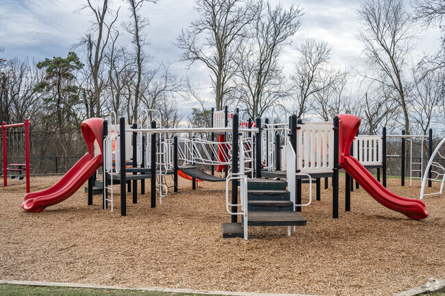 A large play set is available to students to play on at Baker Elementary School.