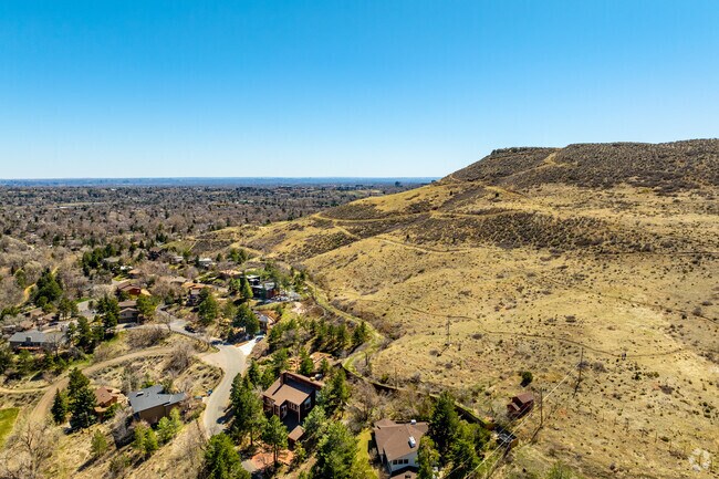Many homes in Applewood West sit on the side of South Table Mountain.
