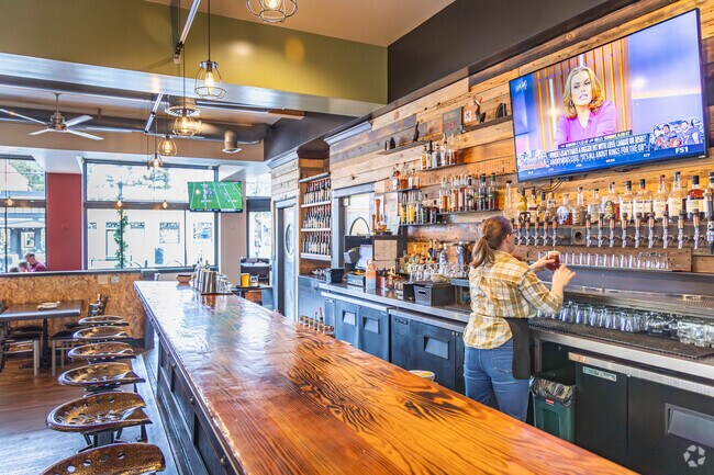 At Iron Duck Public House, Riverbend residents can enjoy one of the over 20 beers on tap.