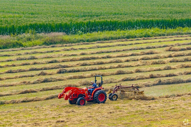 Active farms can be found throughout the rural spread of Lima Township.