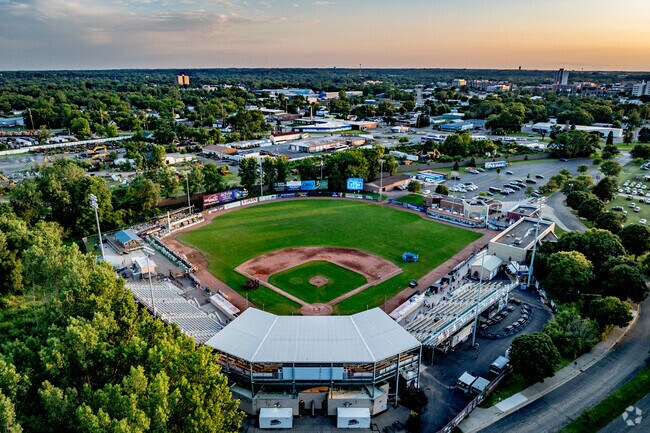 Catch a Kalamazoo Growlers game at Mayors Riverfront Park near Knollwood.