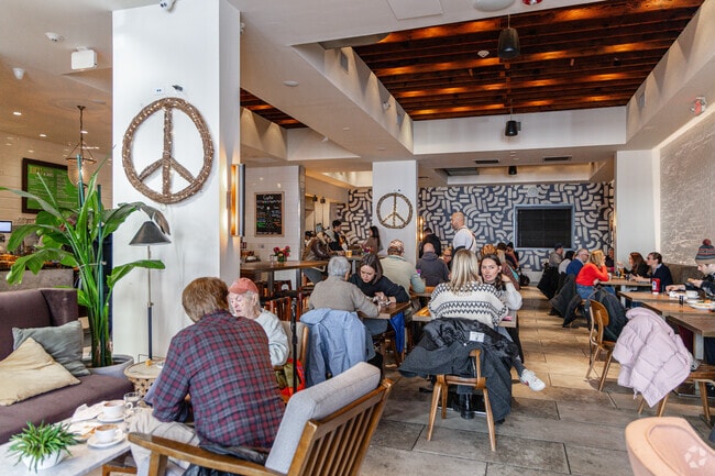 Enjoy breakfast and coffee at the popular Cupitol in Evanston.