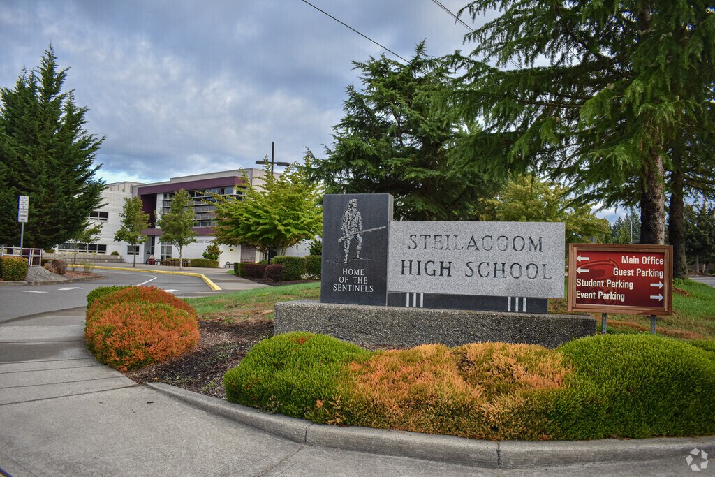 Steliacoom High School in Steliacoom.