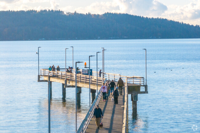 Watch the fisherman on the Des Moines pier.