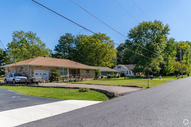 Ranch style homes can be found in Nolan Drive.