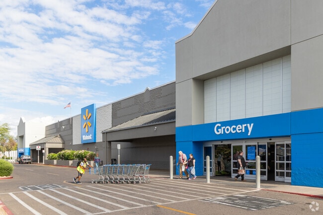 Walmart along Southern Avenue in Mesa offers curbside pickup.