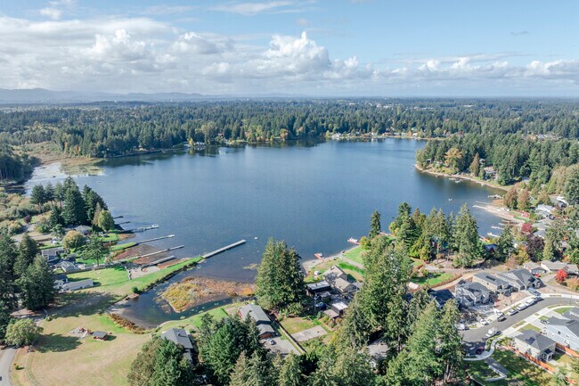 Just up the road from Nisqually are The Lakes WA.