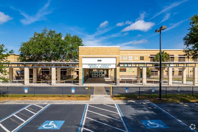 Joseph L. Carwise Middle has 1,155 students in grades 6-8.