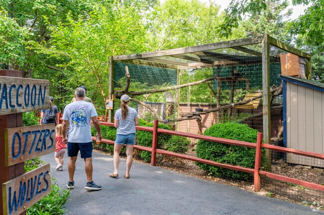 Mill Mountain Park has a zoo that is home to many animals with beautiful habitat exhibits.