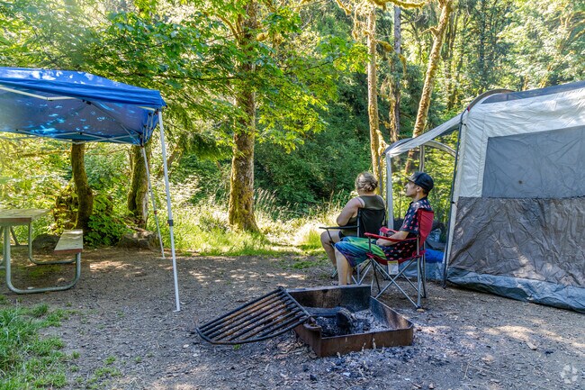 The campsites at Capitol State Park are popular for Malone locals to spend some time in.