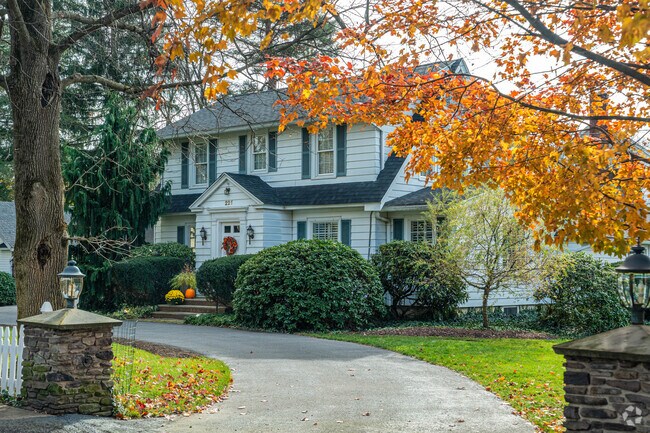 Clarks Green is a lush and wooded area and looks beautiful in the fall.