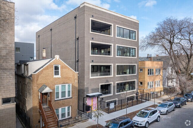 Multi-family condo units offer modest entry into Bucktown's growing community.