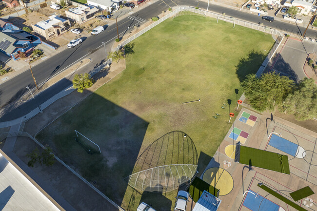 Phoenix’s Capitol Elementary School is rated a 4/10 from GreatSchools.com.