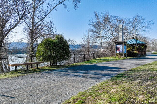 Millvale Riverfront Park provides Allegheny River views and recreation.