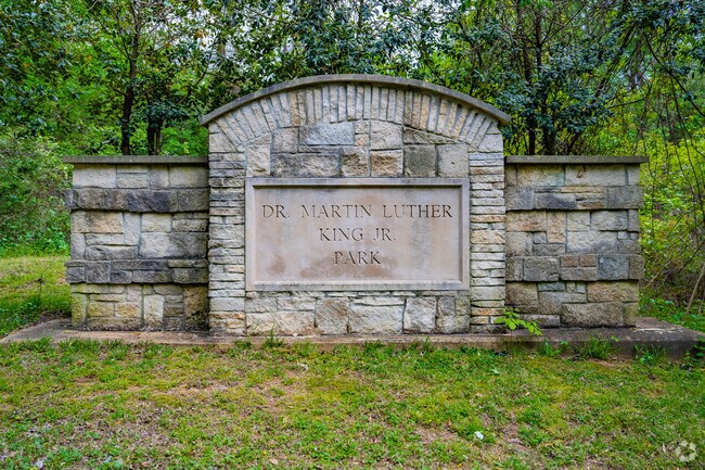 Martin Luther King Jr Park is a well-maintained park in South Memphis.