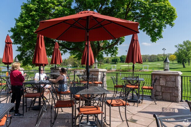 Enjoy the afternoon at Arrowhead Golf Club after 18 holes.