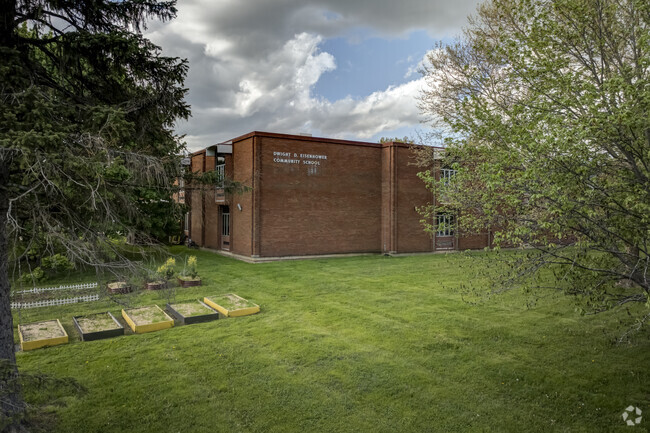 Children can easily walk or bike to Eisenhower Elementary School.