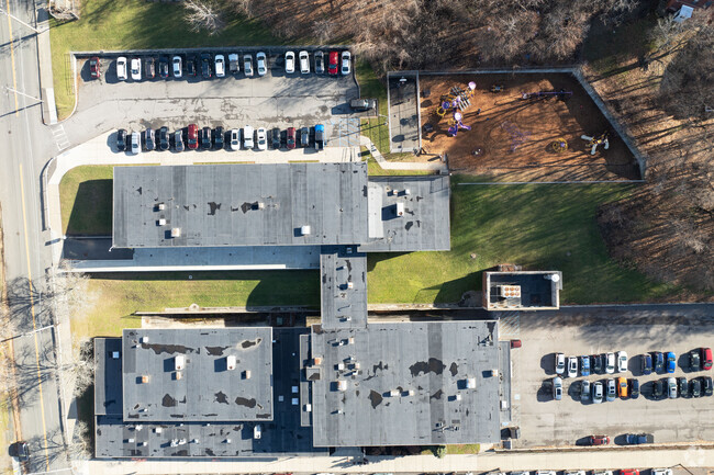A top down view of PS2 in Troy, NY.