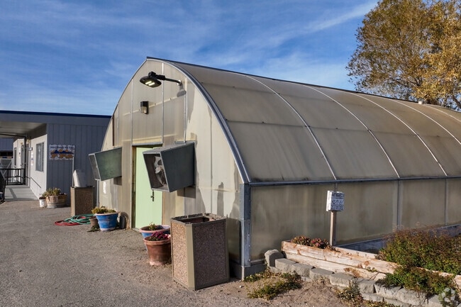 Frazier Mountain High School Agricultural center classrooms.