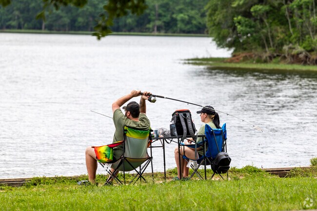 Local Grand Republic residents can head over to the nearby Lake Conroe to cast a line.