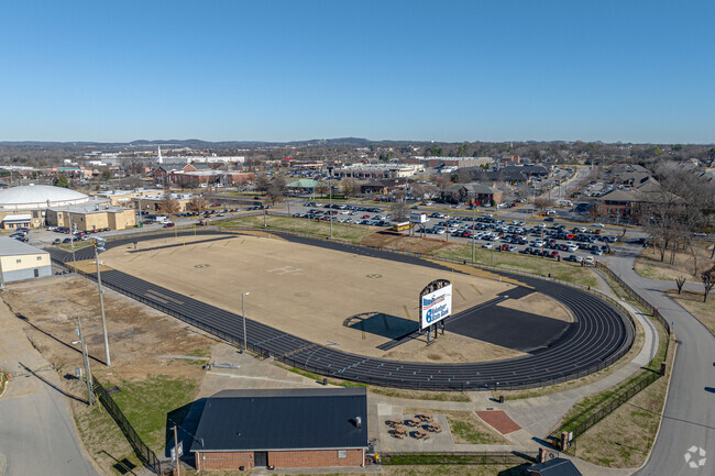 Robert E. Ellis Middle School has access to a large track and field complex.