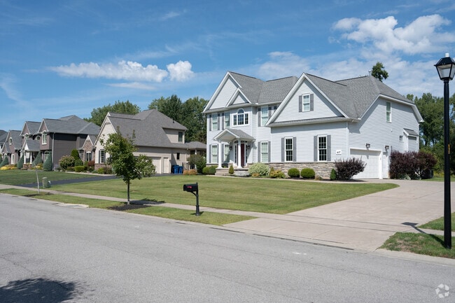 Homes in North Amherst can have a suburban or country feel.