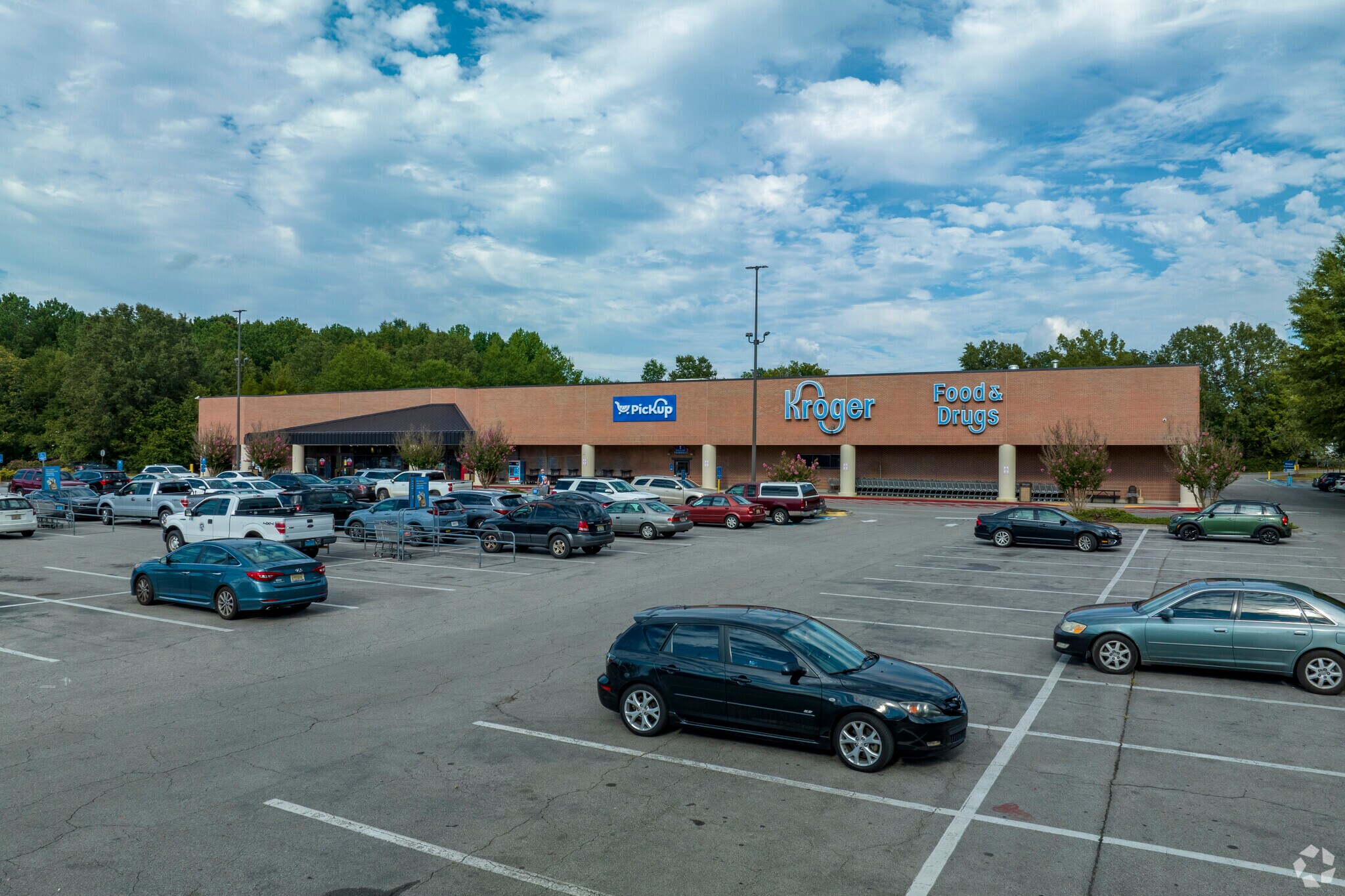 Kroger is one of three grocery options for the residents of the Moores Mill Neighborhood.