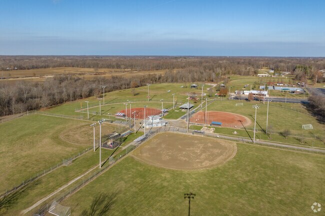 Wellington Community Park has baseball fields and open green spaces.