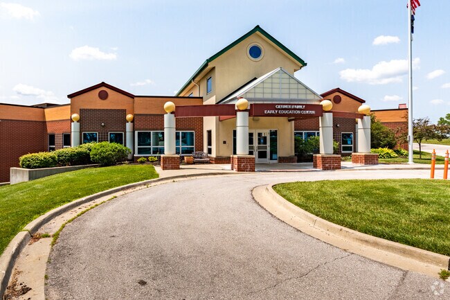 Congress Middle School has a grand entrance that excites students in Park Forest.