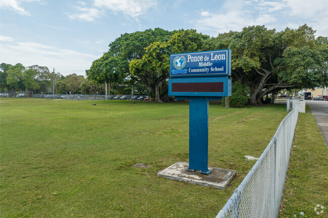 Residents can enroll their kids now at the Ponce De Leon Middle School.