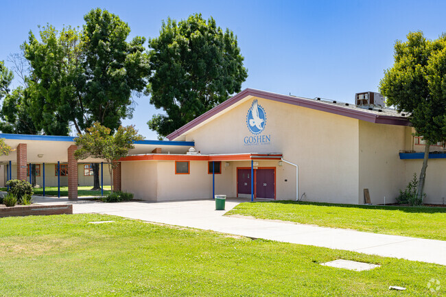 Students at Goshen Elementary School can learn in a clean and modern environment.