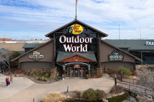 Pick up plenty of outdoor equipment at the Bass Pro Shop which is a short drive.