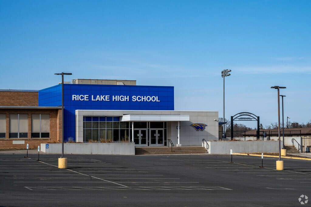Rice Lake High School received a B+ rating according to niche.