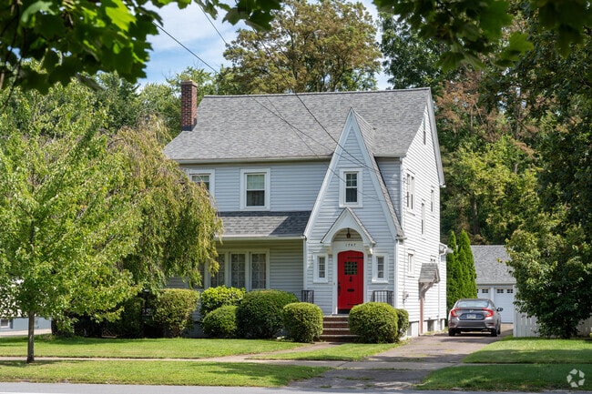 The gothic revival entrance to this American home in Forty Fort is fun and eccentric.
