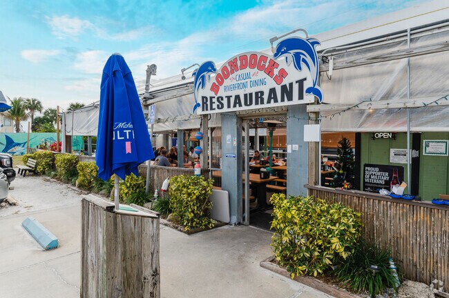 Wilbur By The Sea's Boondocks Restaurant has delicious seafood fare with stunning water views.