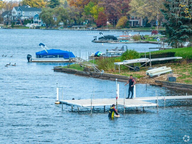 Water sports are very popular at Wolverine Lake.